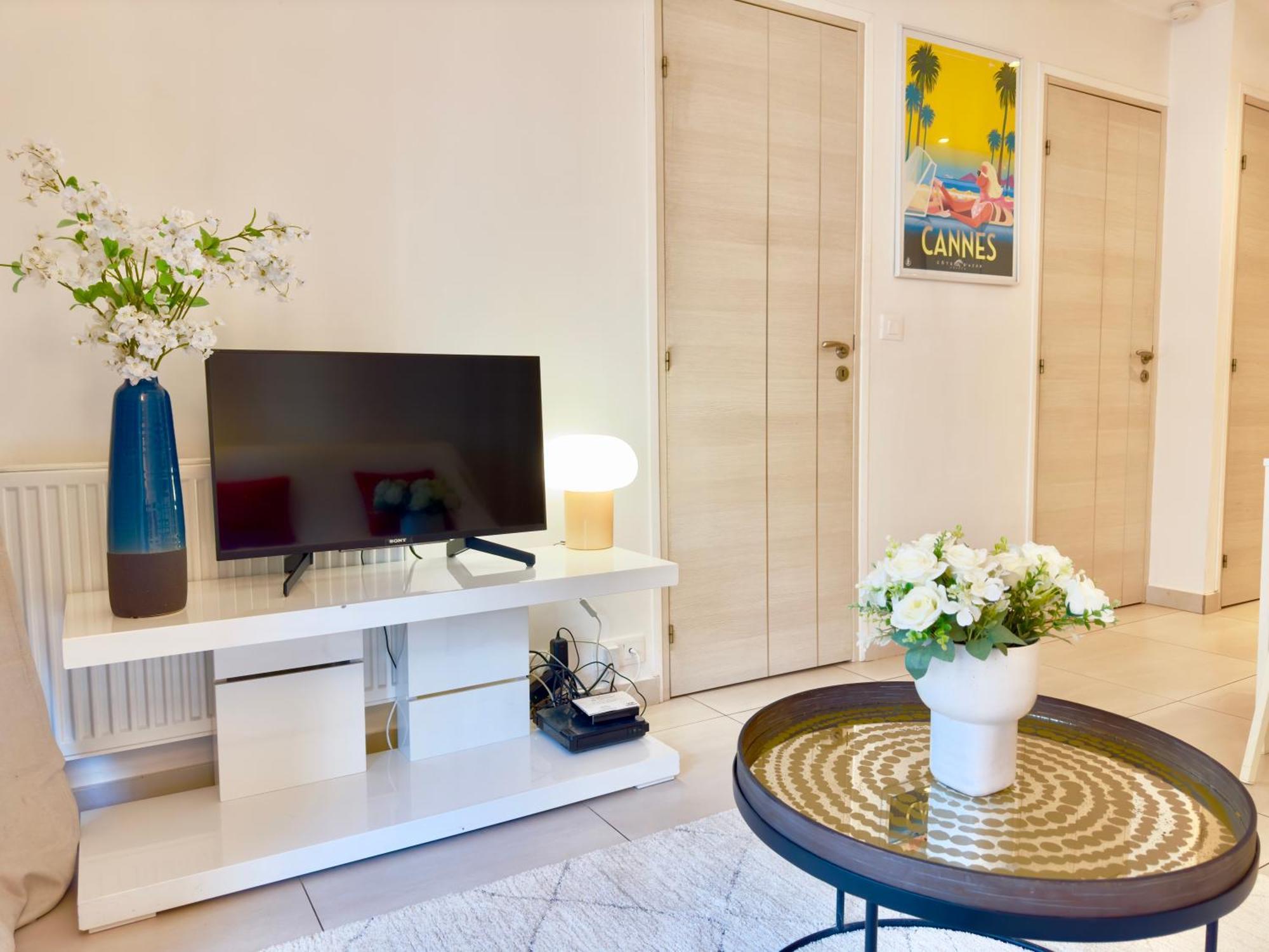Superbe Appartement Avec Terrasse 1Mn Des Plages De La Croisette קאן מראה חיצוני תמונה